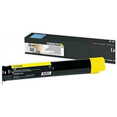 Lexmark C950X2YG Yellow Original Toner Cartridge (22000 Pages) for Lexmark C950de